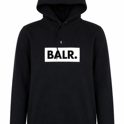 BALR Women Black Medium Pullover Hoodie 80% Cotton 20% Polyester