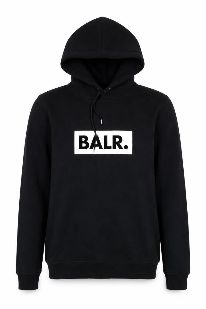 BALR Women Black Medium Pullover Hoodie 80% Cotton 20% Polyester