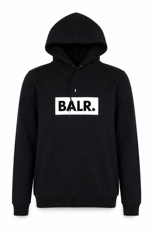 BALR Women Black Medium Pullover Hoodie 80% Cotton 20% Polyester