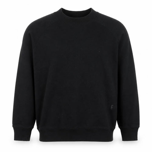Topman Men's Black XS Pullover Cotton Blend Sweatshirt