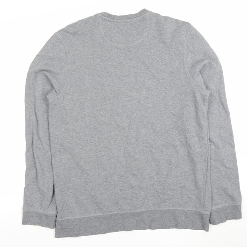 Marks and Spencer Men's Grey Medium Crew Neck Sweatshirt