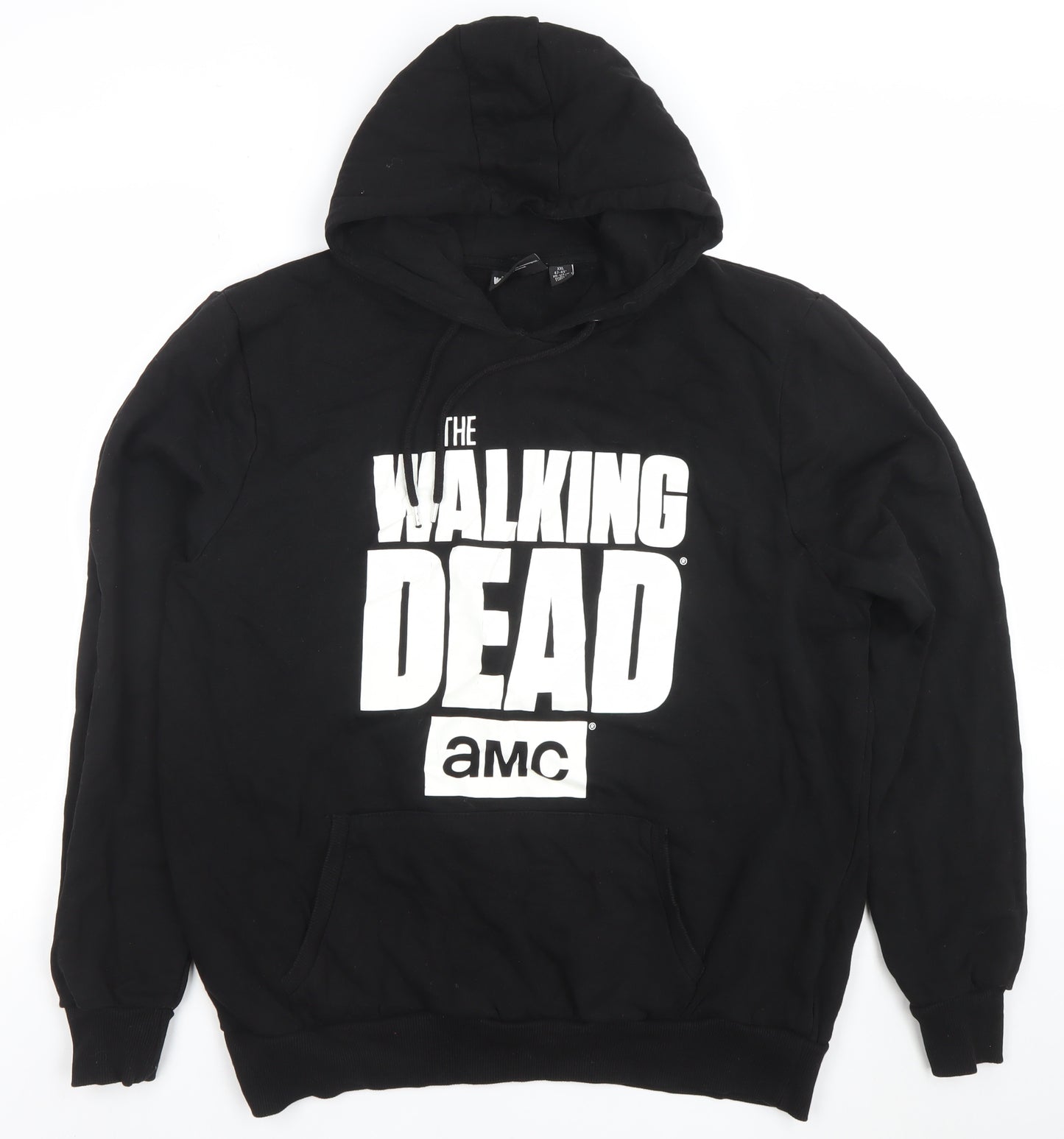 The Walking Dead AMC Men's Black Pullover Hoodie 2XL Fleece Graphic Print