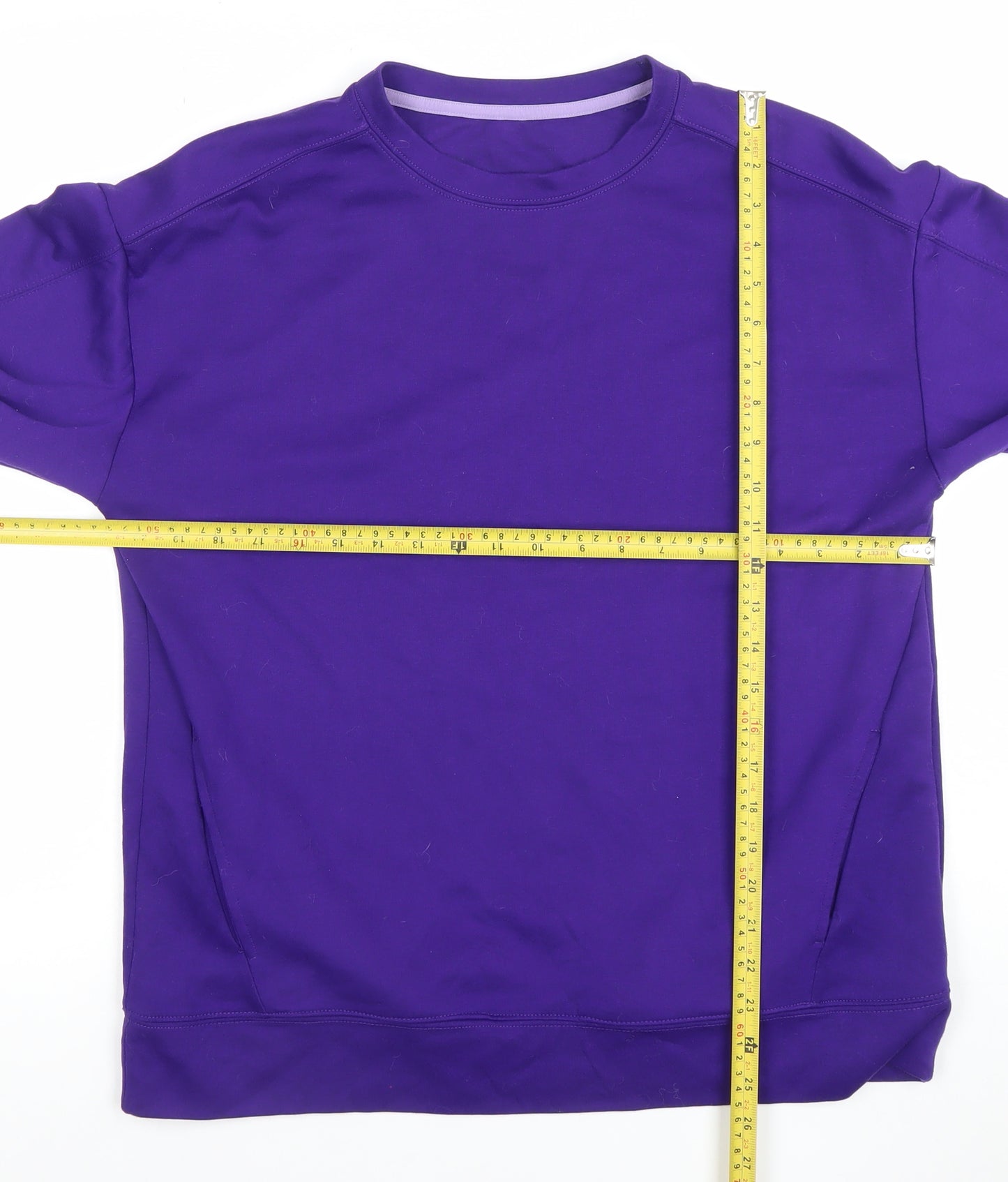 Dunnes Stores Women Purple M Sweatshirt Crew Neck Long Sleeve Casual