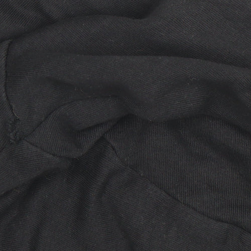 ASOS DESIGN Men’s Black Fleece 1/4 Zip Pullover Sweatshirt Size L