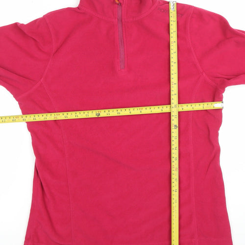 Portwest Women’s Pink Fleece Pullover Sweatshirt XL 1/4 Zip Polyester