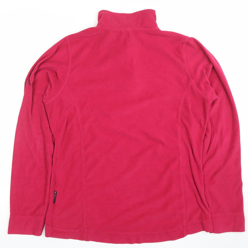Portwest Women’s Pink Fleece Pullover Sweatshirt XL 1/4 Zip Polyester