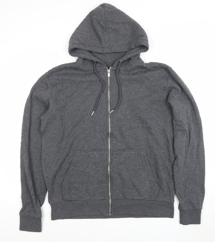 Dunnes Stores Men’s Grey Full Zip Hoodie Medium Regular Fit