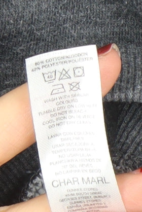 Dunnes Stores Men’s Grey Full Zip Hoodie Medium Regular Fit