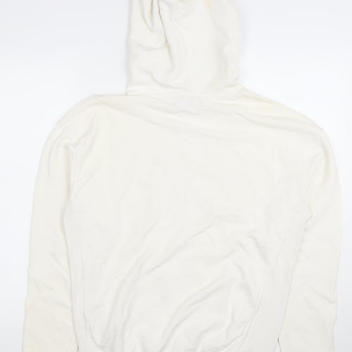 Topman Men's White Pullover Hoodie XS Cotton Jersey