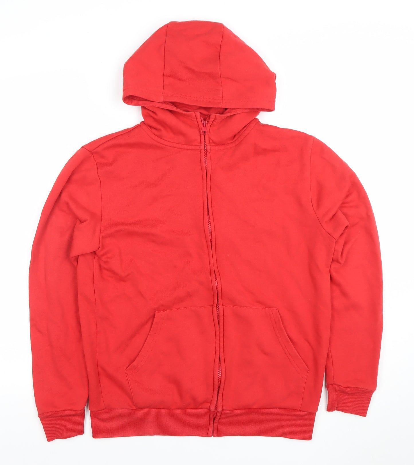 Dunnes Stores Teens Red Full Zip Hoodie Long Sleeve 11-12yrs