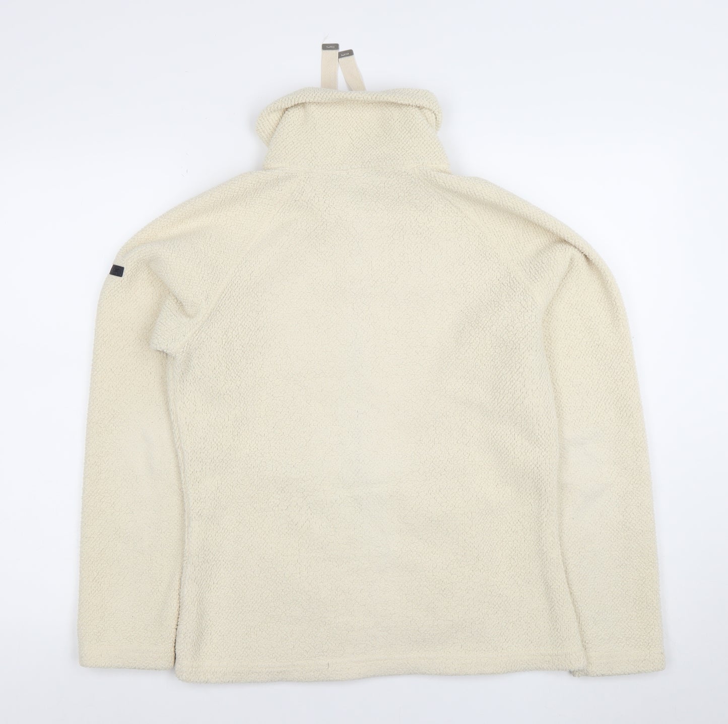 Regatta Great Outdoors Women's Beige Fleece Jacket Size 12 Full Zip Warm Casual