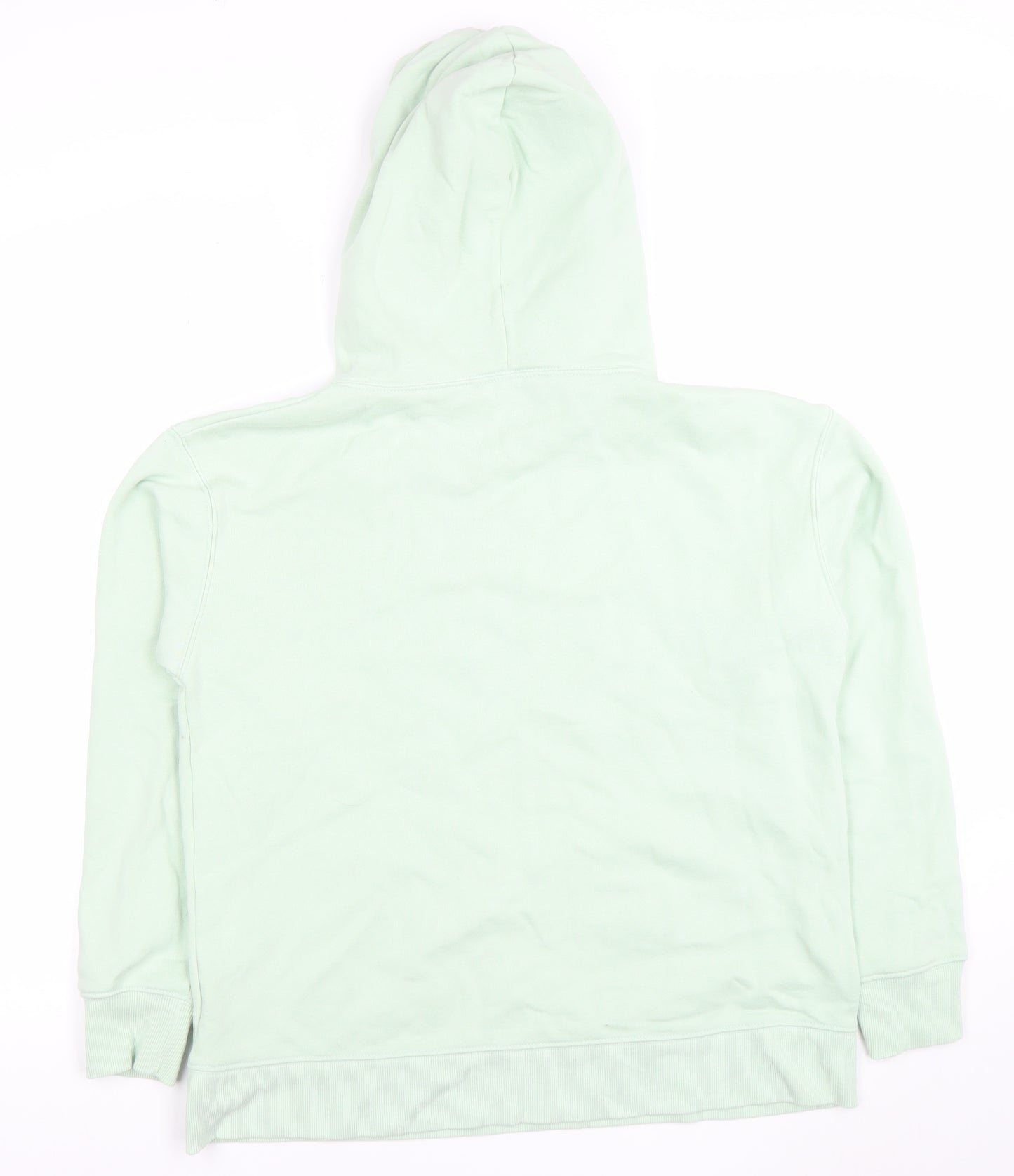 Dunnes Stores Women Green Pullover Hoodie Medium Cotton Blend