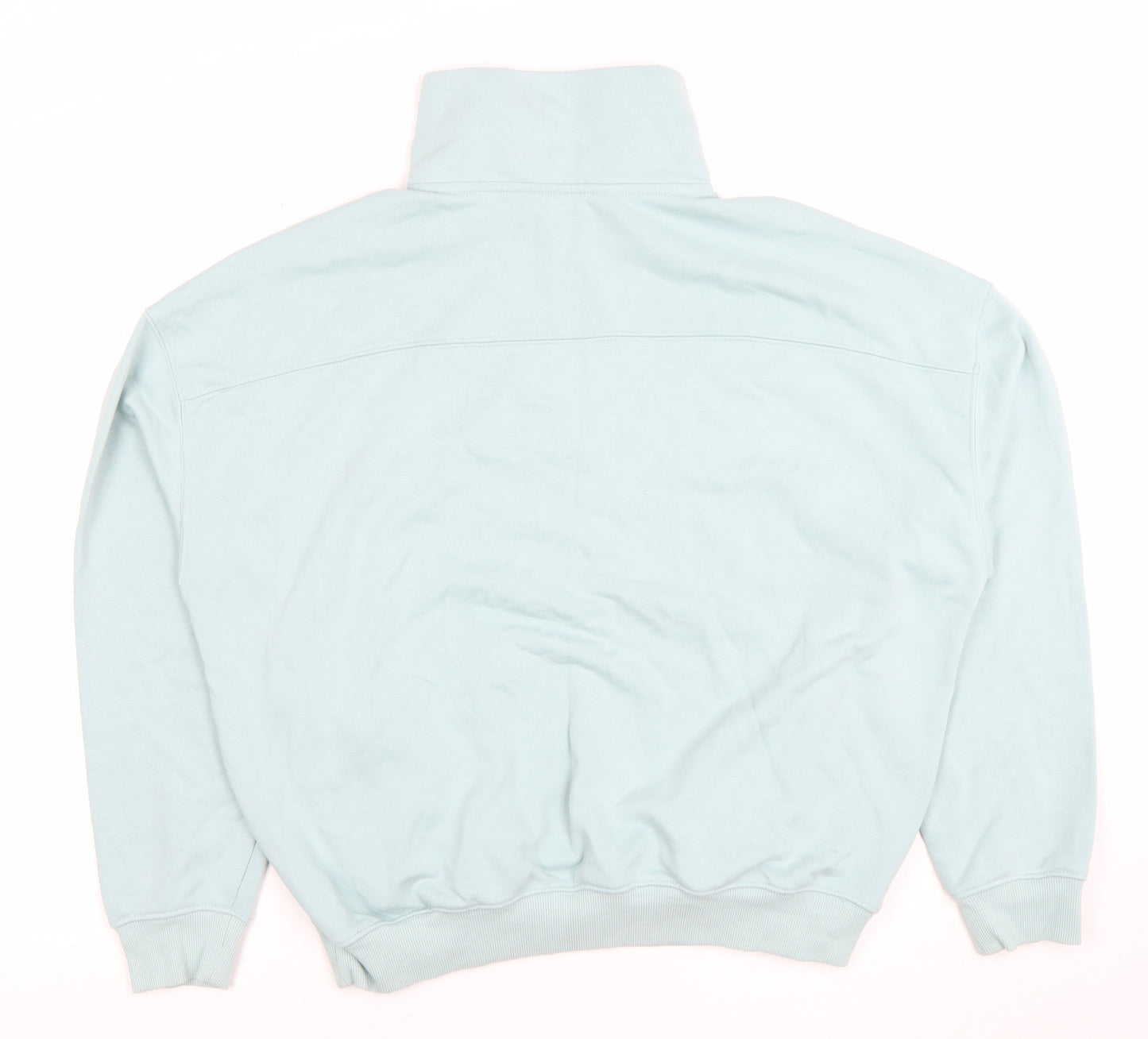 Dunnes Women’s Sage Green 1/2 Zip Sweatshirt Size S Cotton Blend