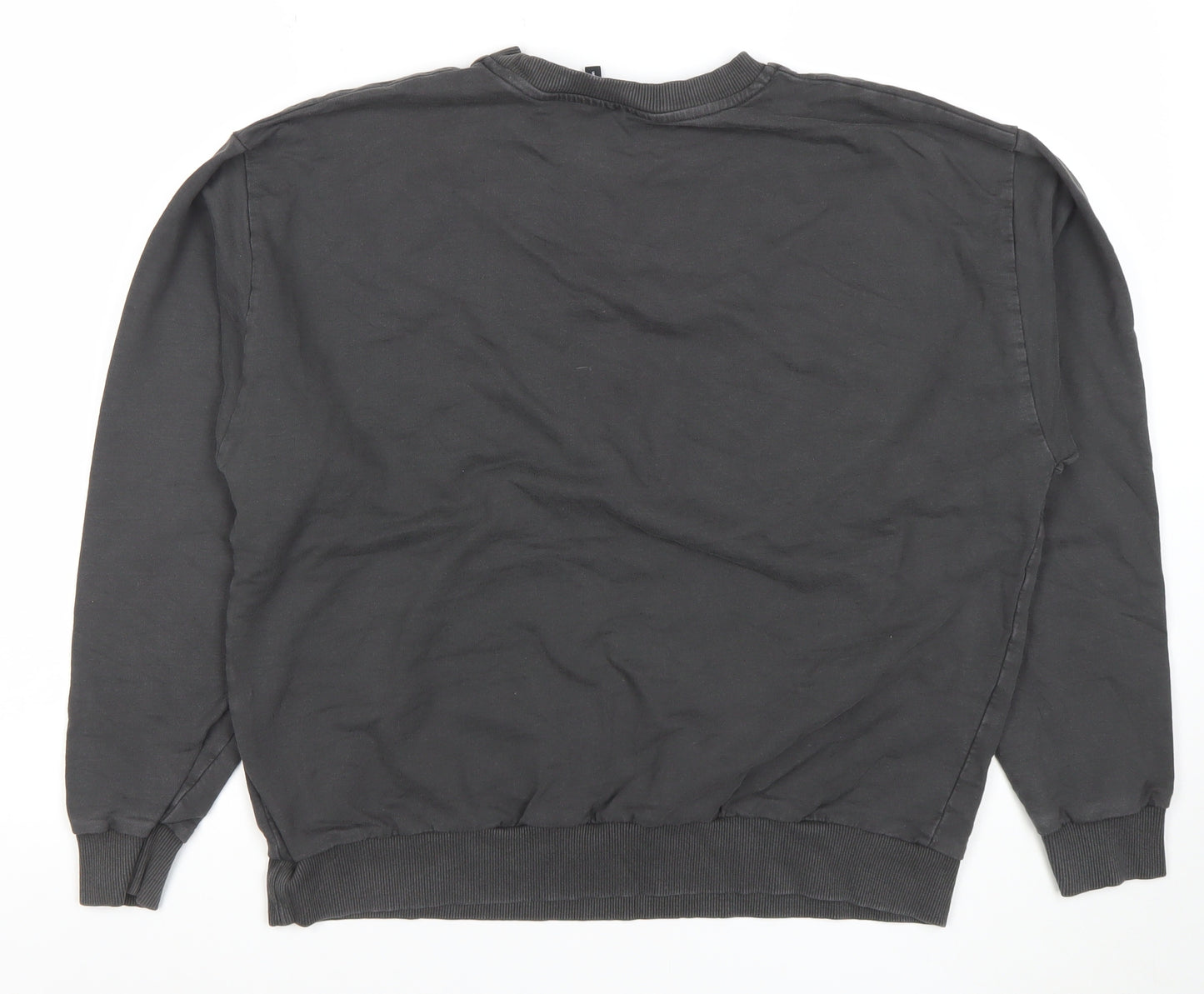 ASOS Design Women's Black Cotton Arizona Basketball Sweatshirt UK 10