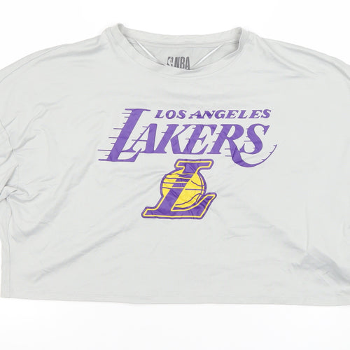 Primark NBA Los Angeles Lakers Grey T-Shirt Nightshirt Womens M 12-14