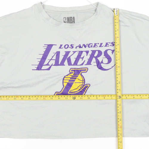 Primark NBA Los Angeles Lakers Grey T-Shirt Nightshirt Womens M 12-14