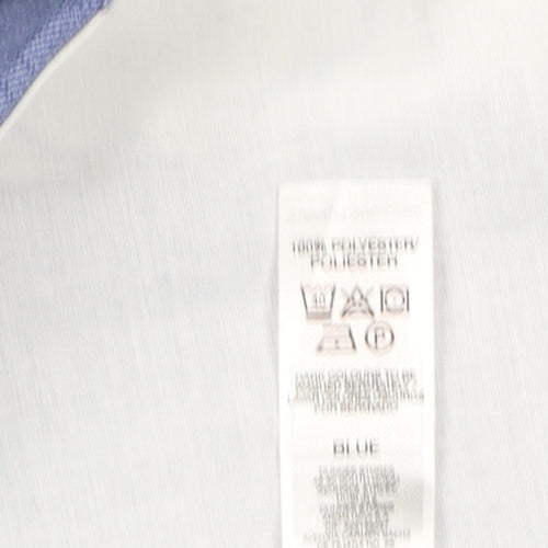 Dunnes Stores Men's Blue 40W 29L Polyester Dress Trousers Classic Fit