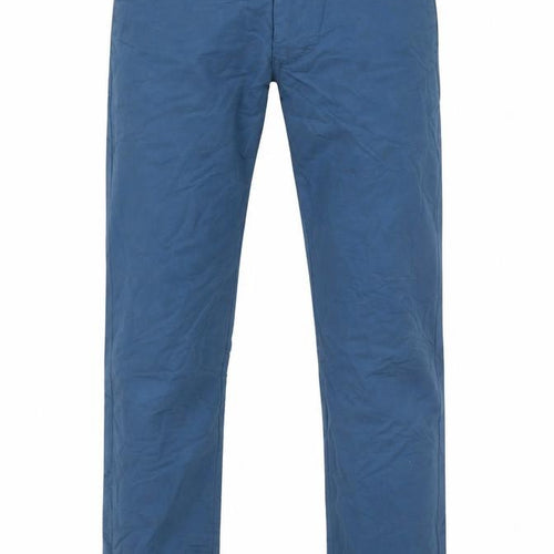 Indian Terrain Men's Blue Slim Fit Chino Trousers Size 32W