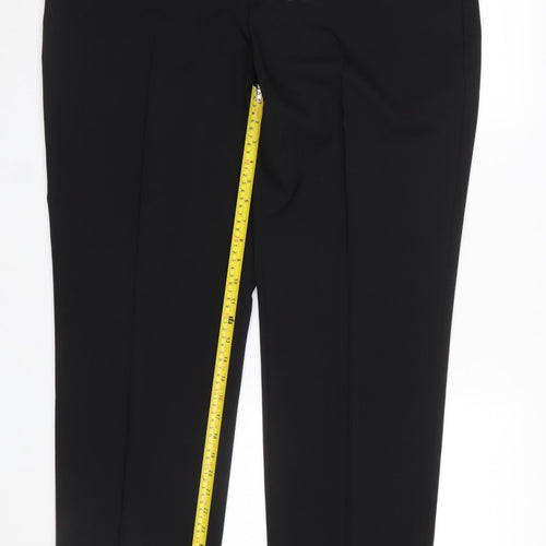 F&F Black Tailoring Mens 40/29 Dress Pants Polyester Classic Fit