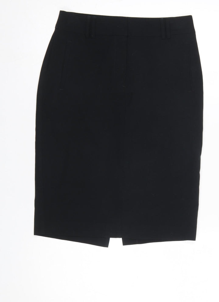 Marks and Spencer Women’s Black Size 8 Pencil Work Skirt