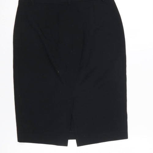 Marks and Spencer Women’s Black Size 8 Pencil Work Skirt