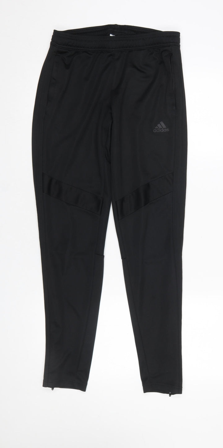 Adidas Women's Black Slim Fit Track Pants S Quick Dry Breathable