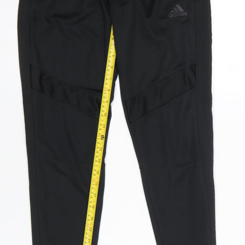 Adidas Women's Black Slim Fit Track Pants S Quick Dry Breathable