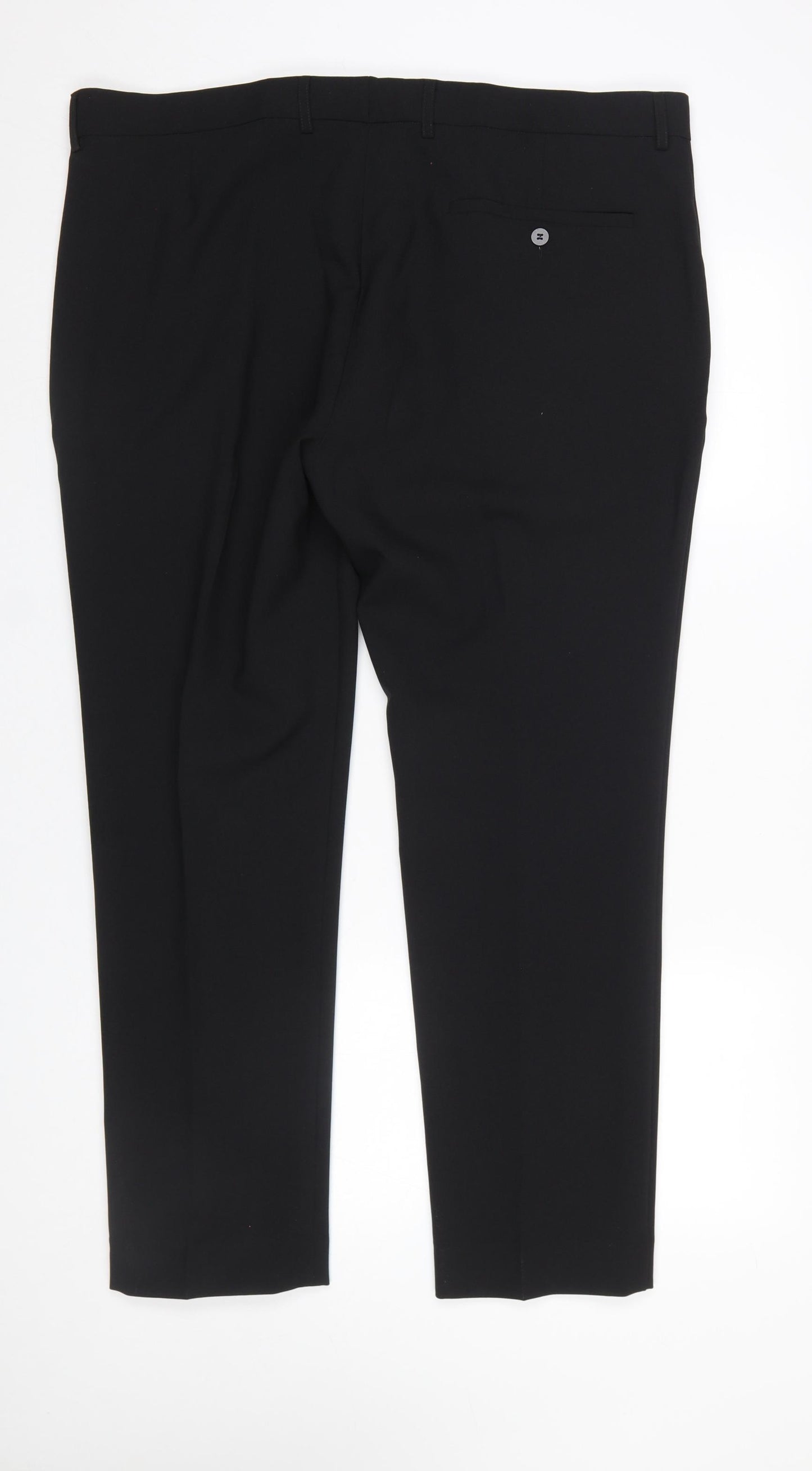 St. Bernard for Dunnes Stores Mens Black 40in Regular Fit Dress Pants