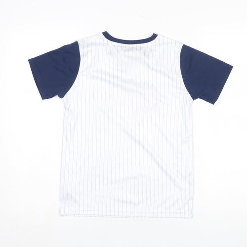 Team Athletics Boys White Detroit Tigers 8 Years Baseball Jersey T-Shirt