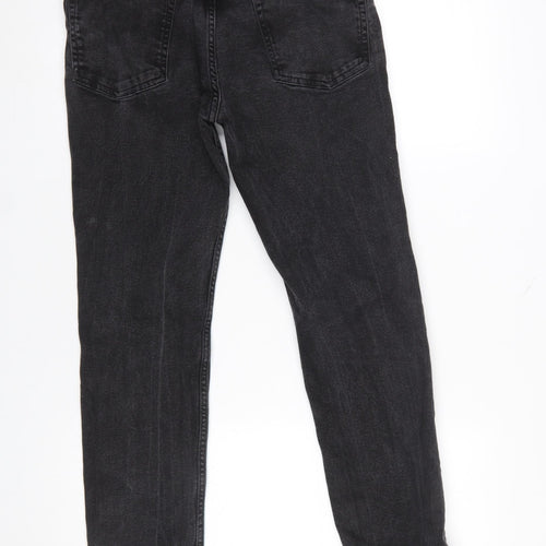 H&M Men's Black Slim Fit Jeans 31x30 Denim Mid Rise