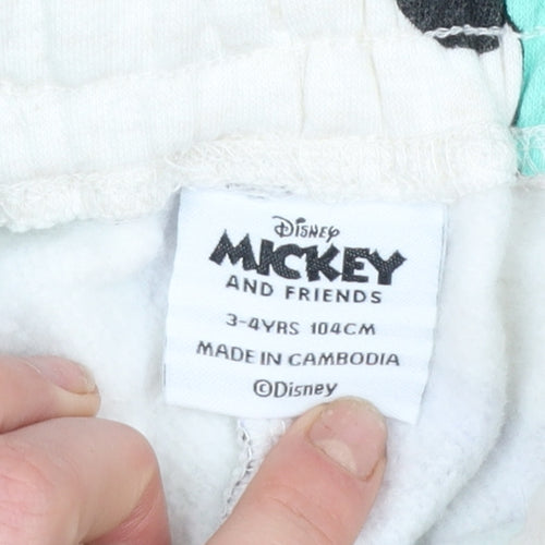 Disney Girls Multicoloured Minnie Mouse Jogger Trousers 3-4 Years