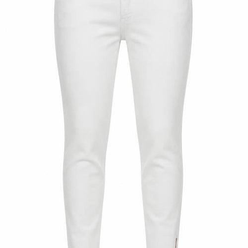 Denim Co. Women's White Size 10 Skinny Jeans with Ankle Zip