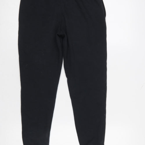 Under Armour Boys Black Jogger Trousers Size 10-11 Years Elastic Waist