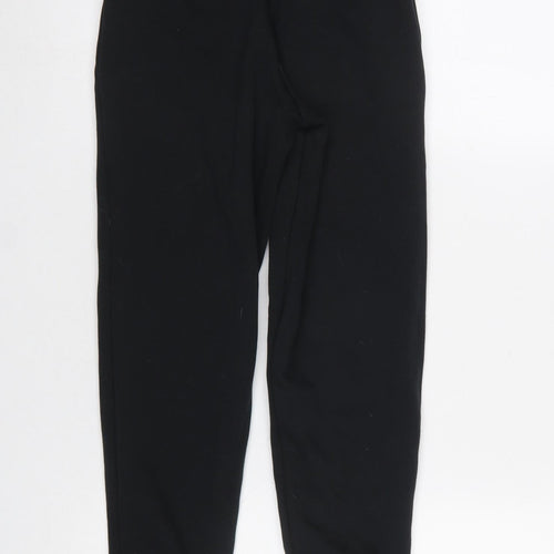 adidas Boys Black 9-10 Years Jogger Trousers Cotton Blend Fleece