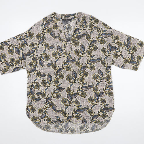 Primark Women's Multicoloured Floral Tunic Blouse Size 12