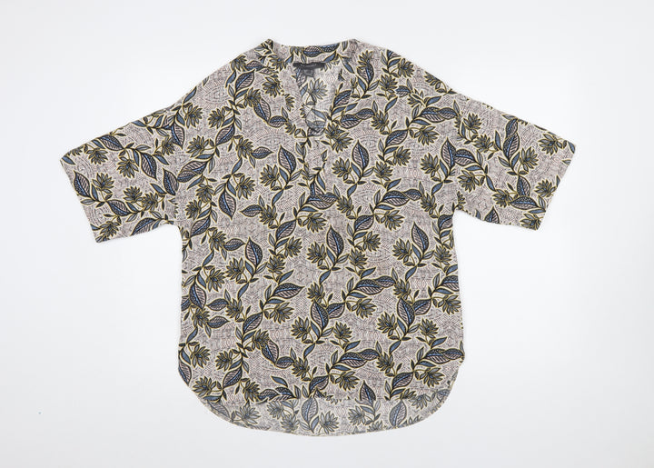 Primark Women's Multicoloured Floral Tunic Blouse Size 12