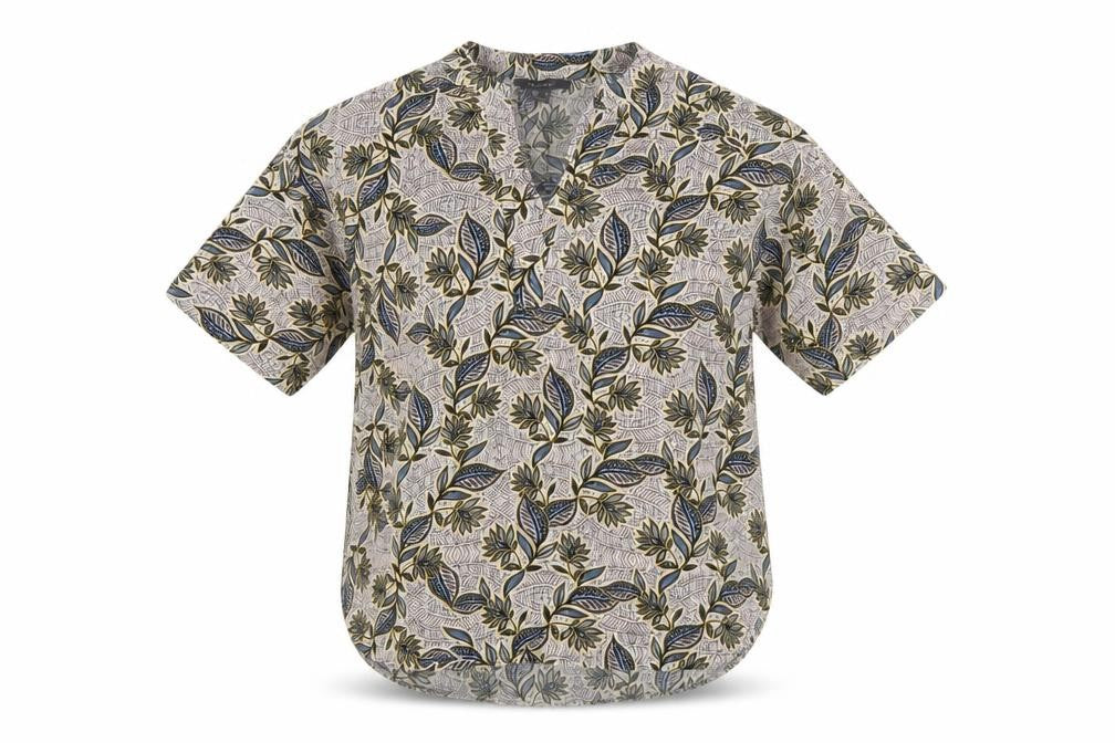 Front view of Primark Women's Multicoloured Floral Tunic Blouse, size 12