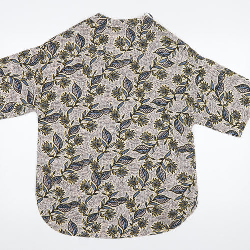 Primark Women's Multicoloured Floral Tunic Blouse Size 12