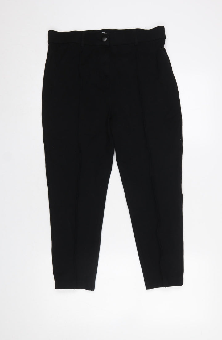 Threadbare Women’s Black Slim Tapered Trousers Size 12