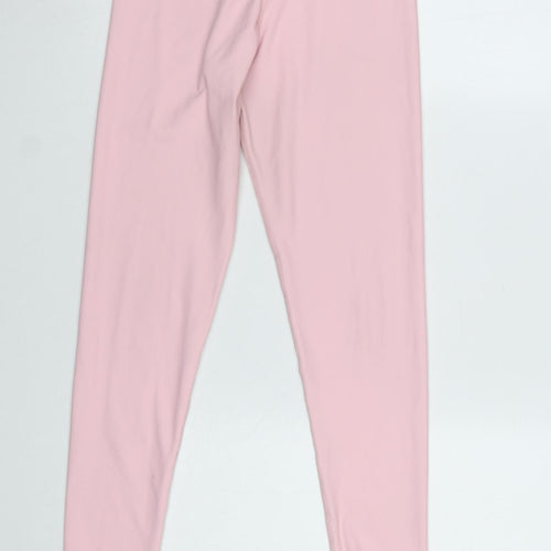 NEU Apparel Womens Pink M Stretch Leggings Gym Yoga Trousers