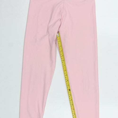 NEU Apparel Womens Pink M Stretch Leggings Gym Yoga Trousers