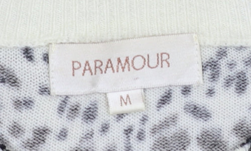 Paramour Women's Brown Animal Print Cardigan M