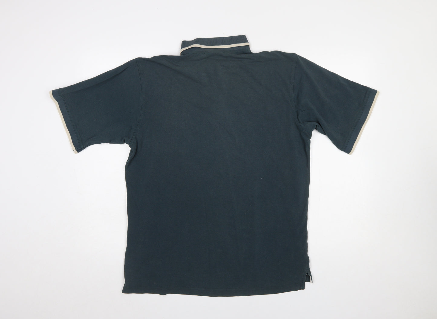 Adidas Men’s Green Collared Short Sleeve Polo Shirt Size L