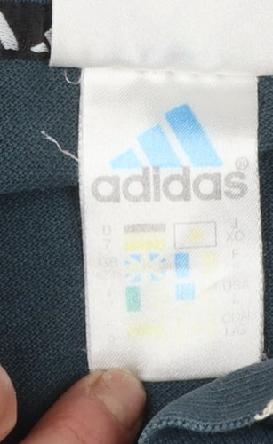 Adidas Men’s Green Collared Short Sleeve Polo Shirt Size L