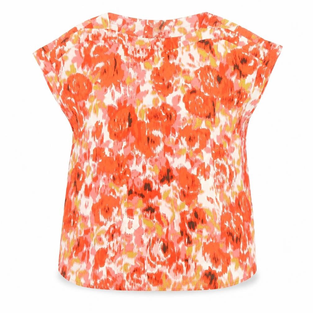 Ann Taylor Women’s Multicoloured Floral Tunic Blouse 2XL Polyester Sleeveless
