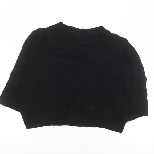 Marks and Spencer Women's Black Shrug Size 14 V-Neck Knit Cardigan
