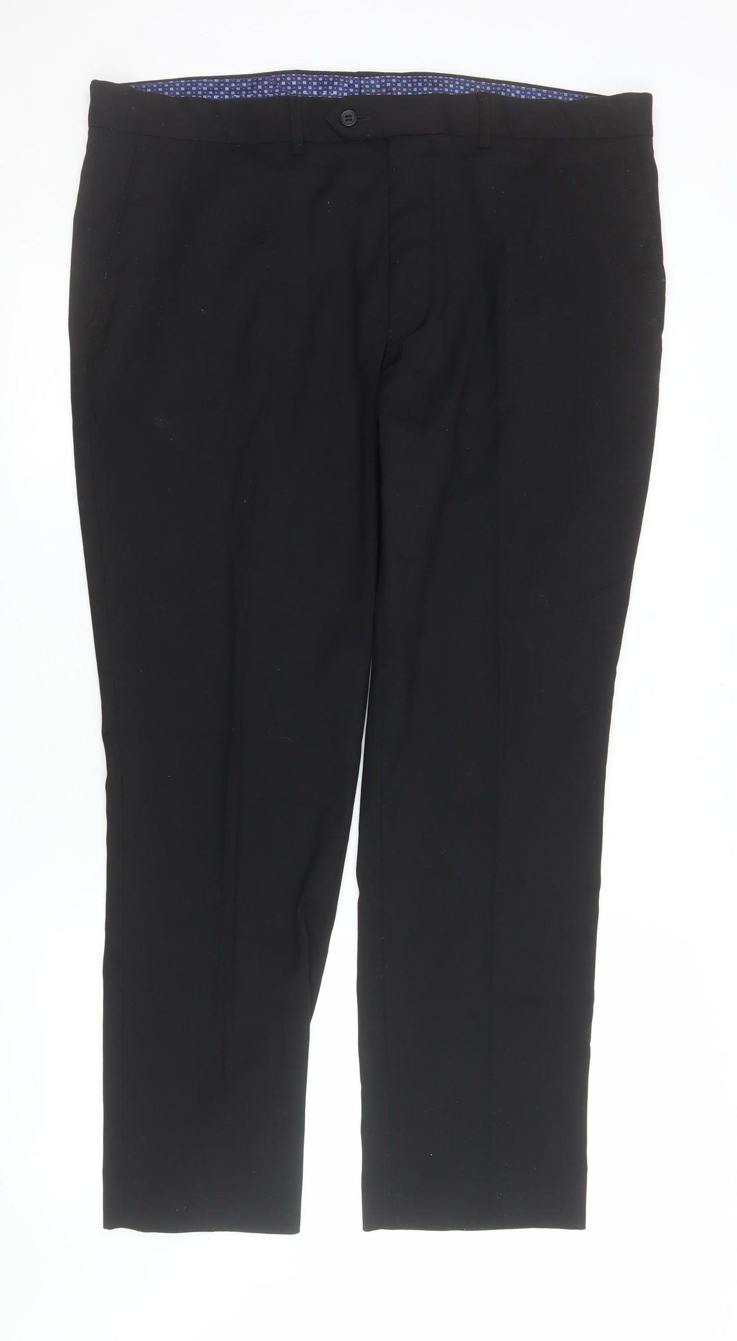 St Bernard for Dunnes Stores Men's Black 38in Classic Dress Trousers