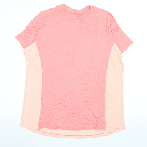 Dunnes Stores Mens Pink Short Sleeve Activewear T-Shirt Size M