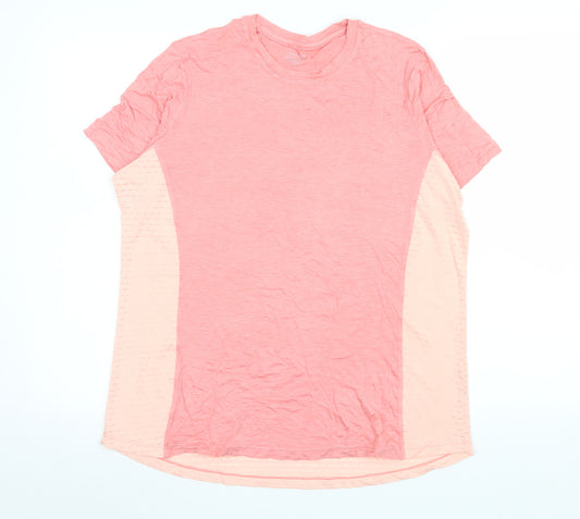 Dunnes Stores Mens Pink Short Sleeve Activewear T-Shirt Size M