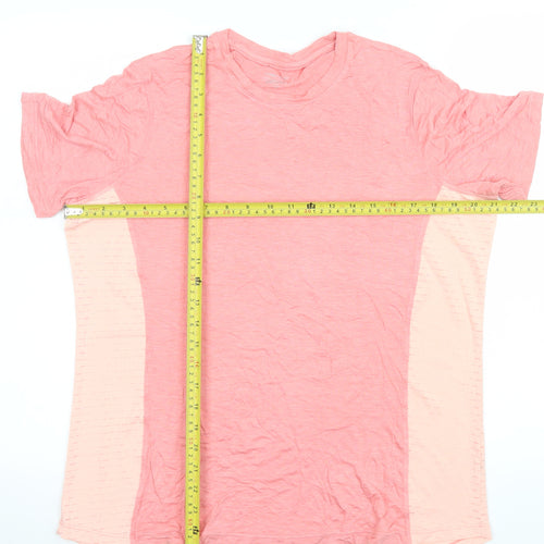 Dunnes Stores Mens Pink Short Sleeve Activewear T-Shirt Size M